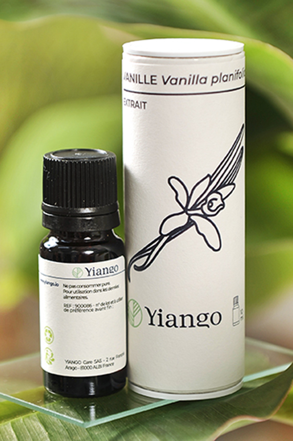 Baldini Huile essentielle biologique à la vanille (extrait alcoolique) 5  ml