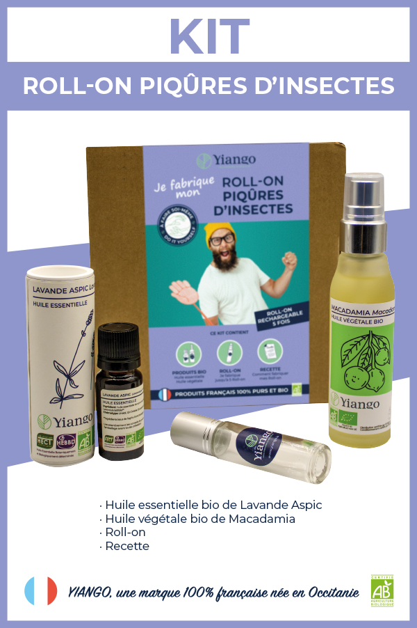 KIT DIY Pour R aliser 5 Roll on Piq re D insectes Yiango